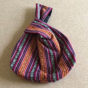 NWOT twist handle boho bag